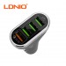 Автомобильное зарядное устройство LDNIO C170Q 4xUSB + micro usb